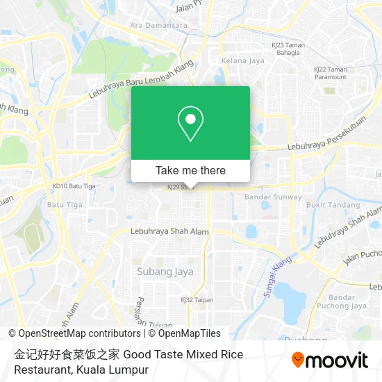 金记好好食菜饭之家 Good Taste Mixed Rice Restaurant map