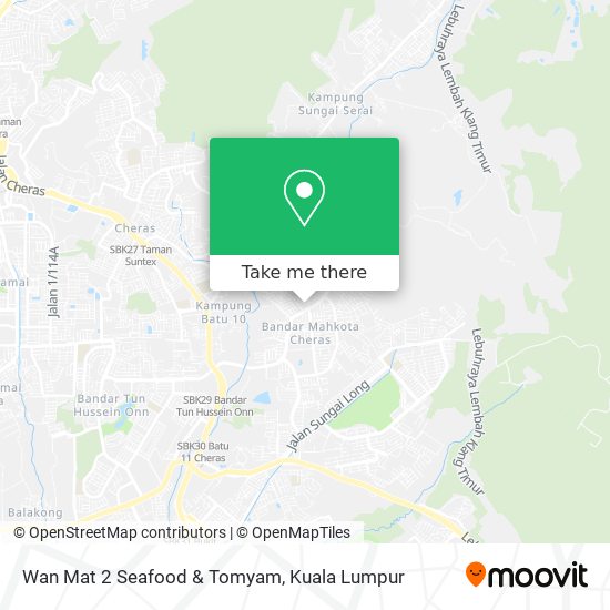 Wan Mat 2 Seafood & Tomyam map