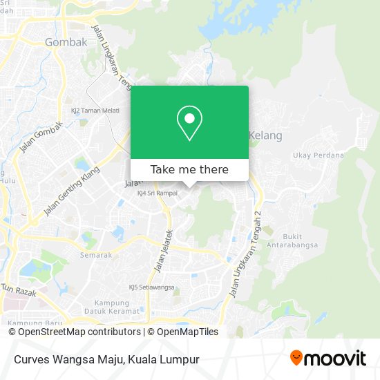 Peta Curves Wangsa Maju