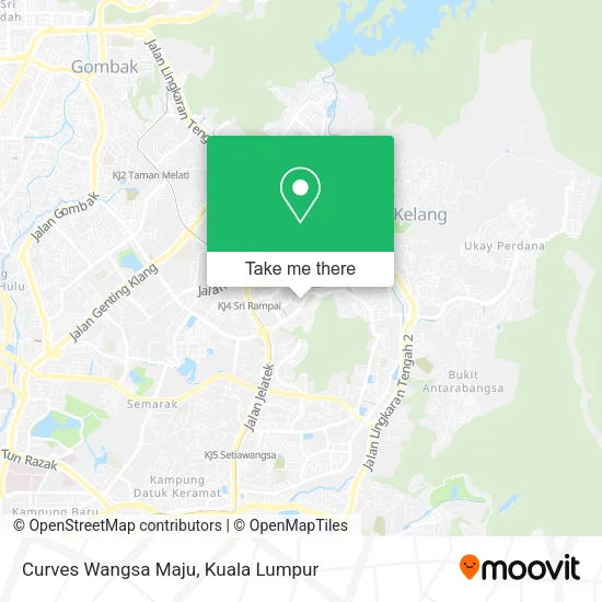 Curves Wangsa Maju map