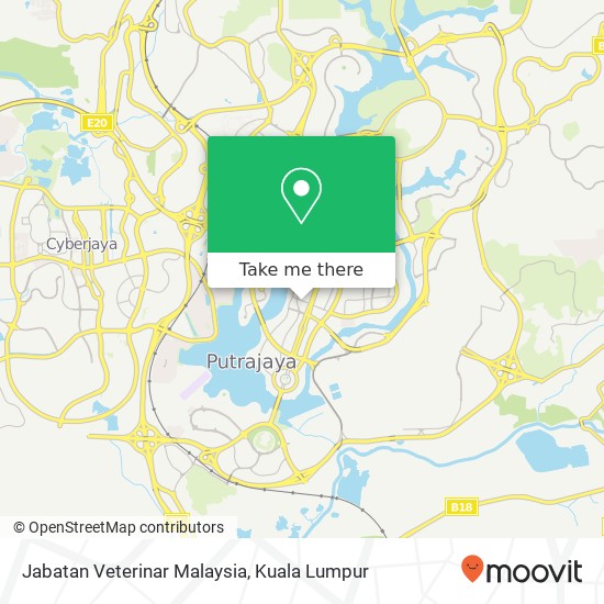 Jabatan Veterinar Malaysia map