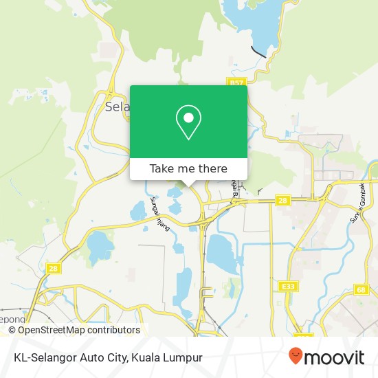 KL-Selangor Auto City map