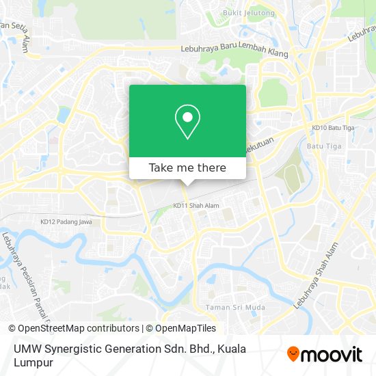 UMW Synergistic Generation Sdn. Bhd. map