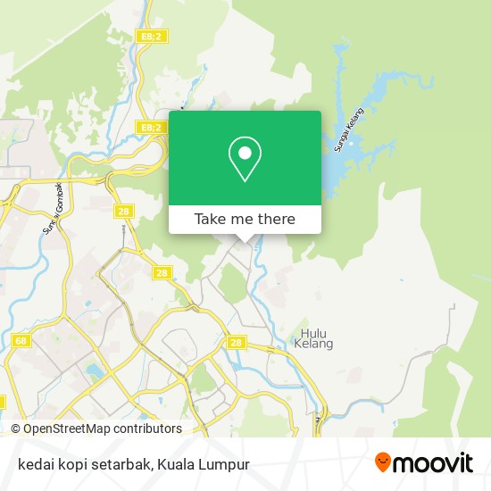 kedai kopi setarbak map