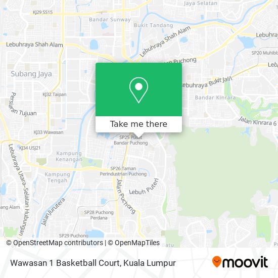 Wawasan 1 Basketball Court map