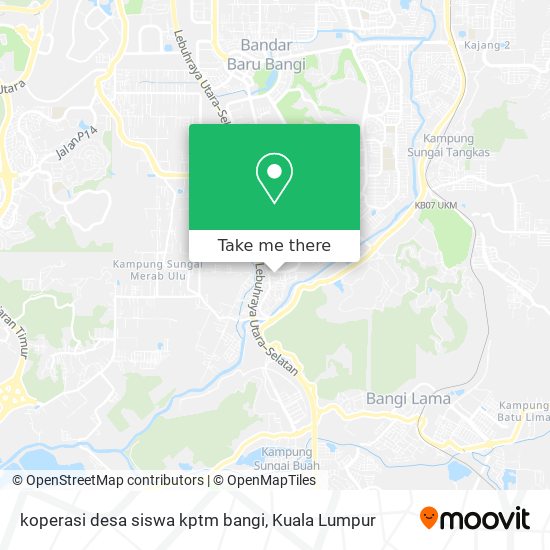 Peta koperasi desa siswa kptm bangi