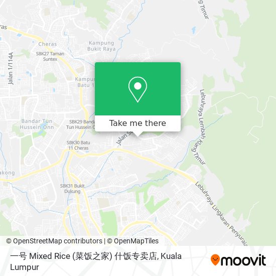 一号 Mixed Rice (菜饭之家) 什饭专卖店 map