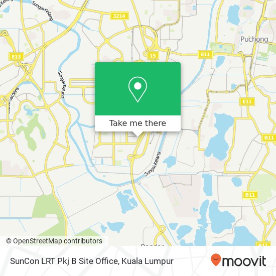 SunCon LRT Pkj B Site Office map