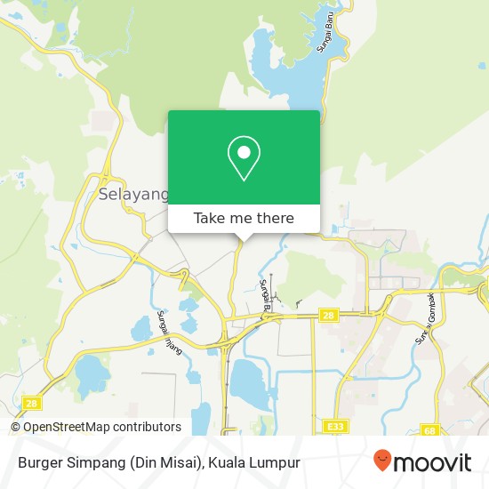 Burger Simpang (Din Misai) map