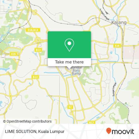 LIME SOLUTION map