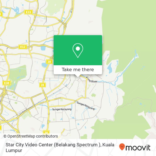 Star City Video Center (Belakang Spectrum ) map