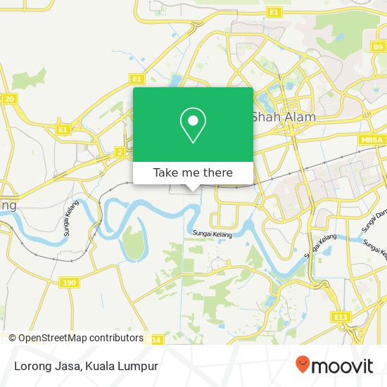 Lorong Jasa map