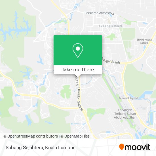 Subang Sejahtera map