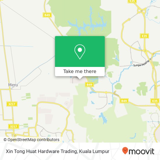 Xin Tong Huat Hardware Trading map