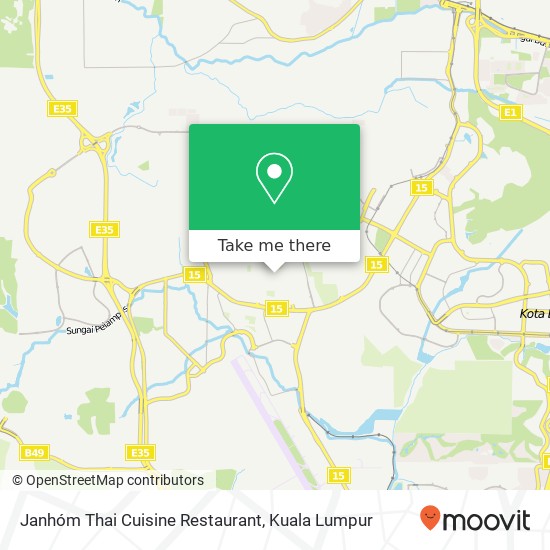 Janhóm Thai Cuisine Restaurant map