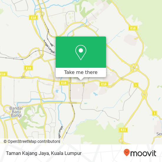Peta Taman Kajang Jaya