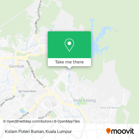 Kolam Puteri Bunian map