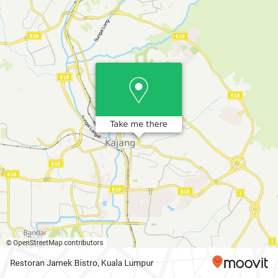 Restoran Jamek Bistro map