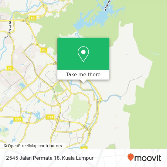 2545 Jalan Permata 18 map