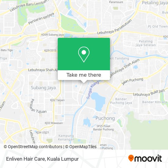 Enliven Hair Care map