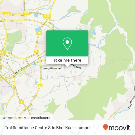 Tml Remittance Centre Sdn Bhd map