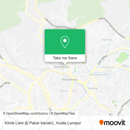Klinik Liew @ Pakar kanak2. map