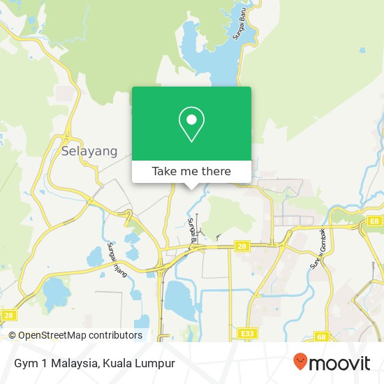 Gym 1 Malaysia map