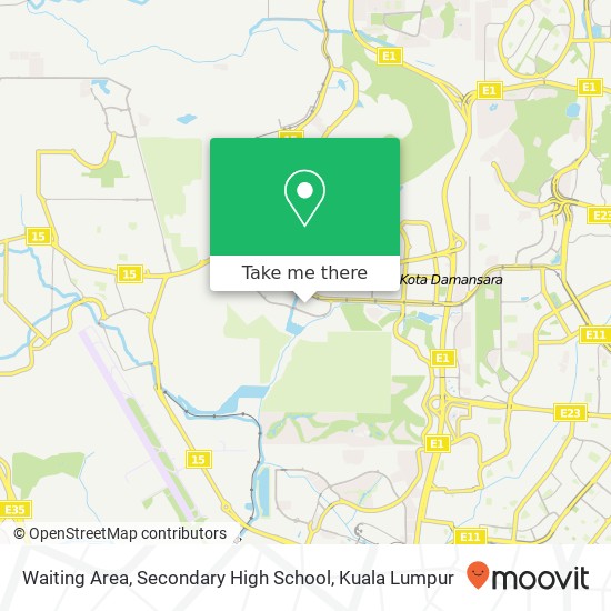 Waiting Area, Secondary High School map