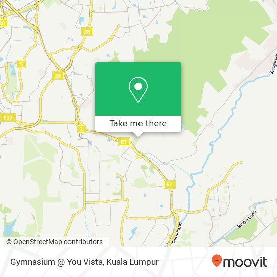 Gymnasium @ You Vista map