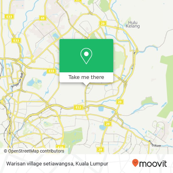 Peta Warisan village setiawangsa