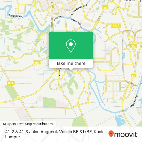 Peta 41-2 & 41-3 Jalan Anggerik Vanilla BE 31 / BE