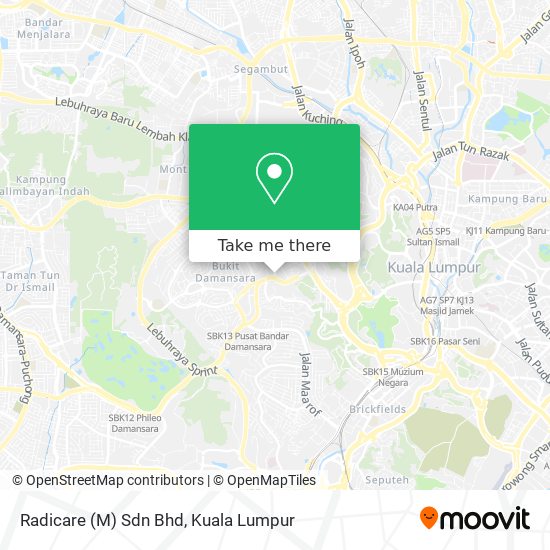 Radicare (M) Sdn Bhd map