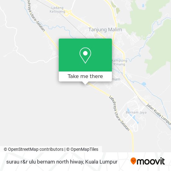 Peta surau r&r ulu bernam north hiway