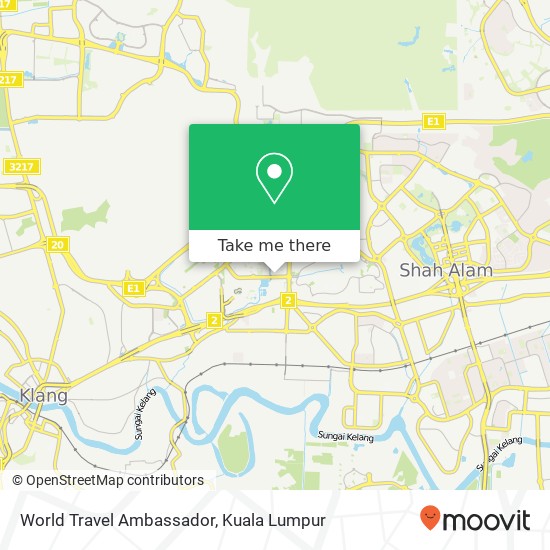 World Travel Ambassador map