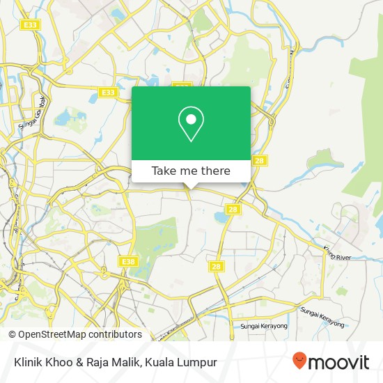Klinik Khoo & Raja Malik map