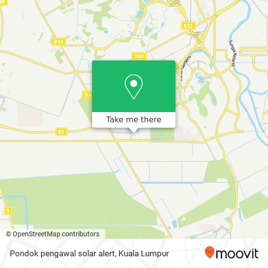 Pondok pengawal solar alert map