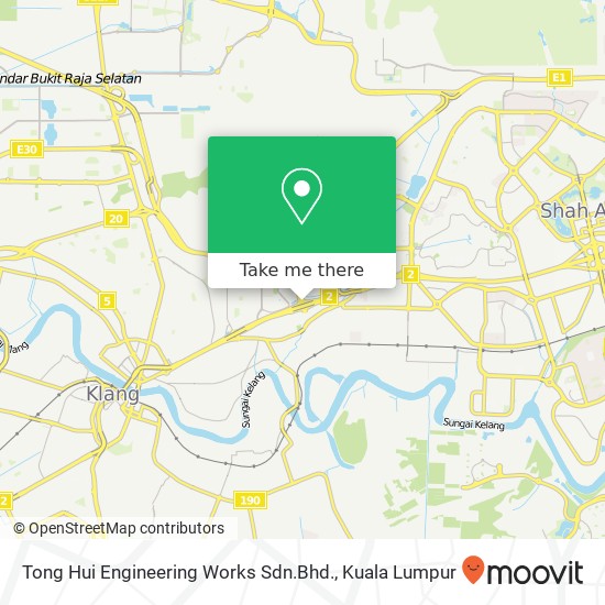 Peta Tong Hui Engineering Works Sdn.Bhd.