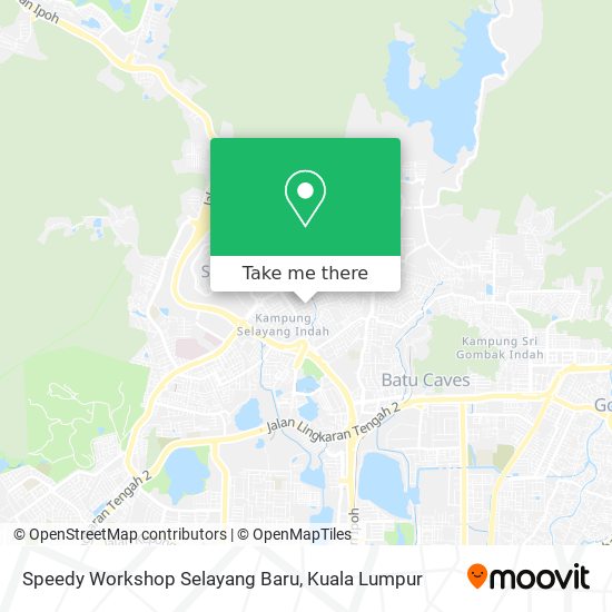 Speedy Workshop Selayang Baru map