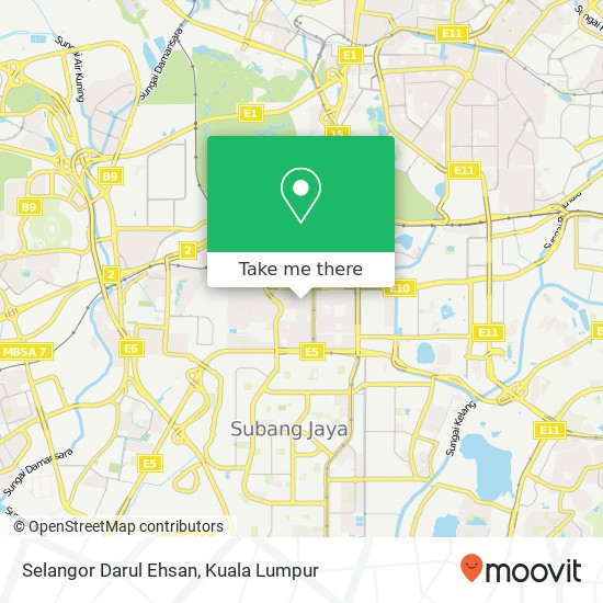 Selangor Darul Ehsan map