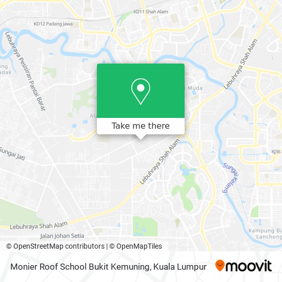 Monier Roof School Bukit Kemuning map