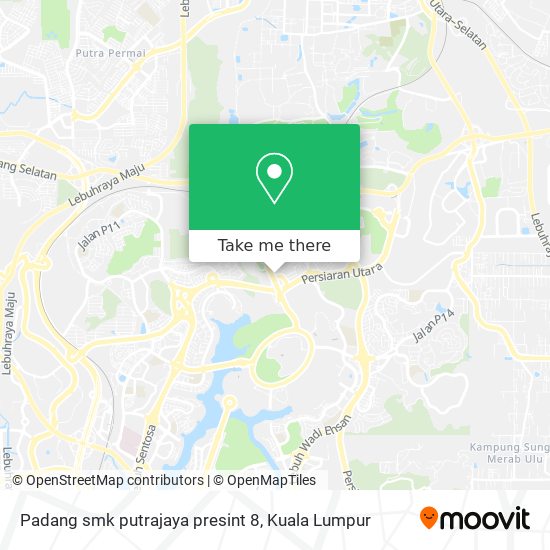 Peta Padang smk putrajaya presint 8