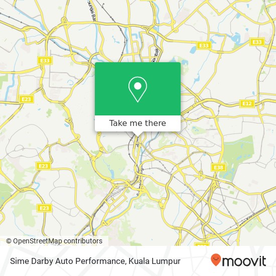 Sime Darby Auto Performance map