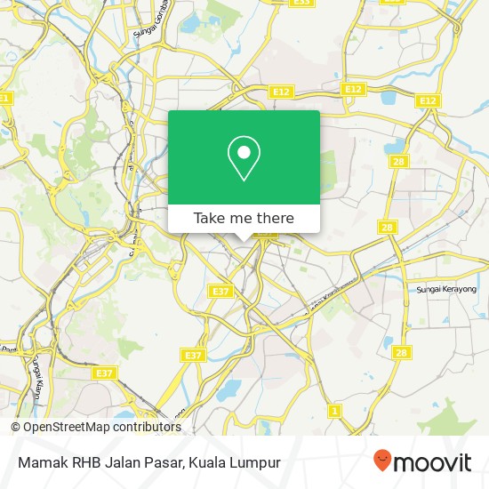 Peta Mamak RHB Jalan Pasar