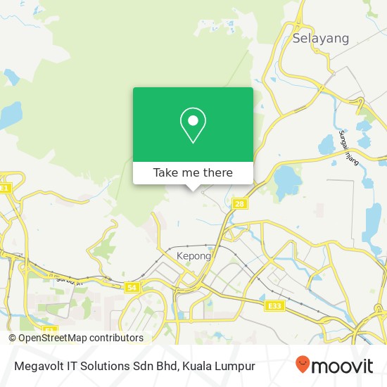 Megavolt IT Solutions Sdn Bhd map