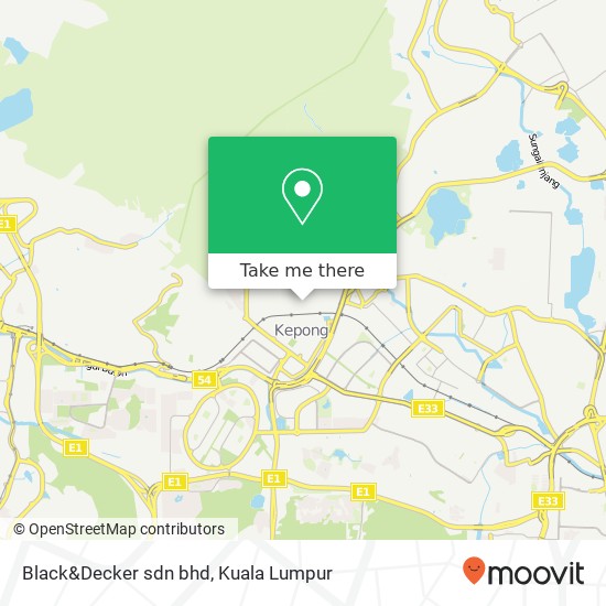 Black&Decker sdn bhd map