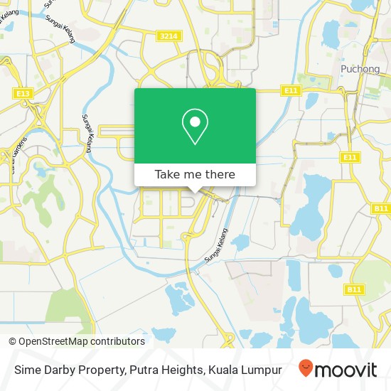 Sime Darby Property, Putra Heights map