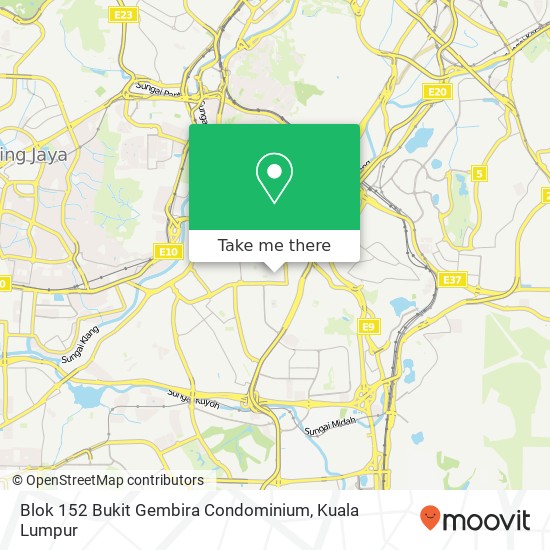 Blok 152 Bukit Gembira Condominium map