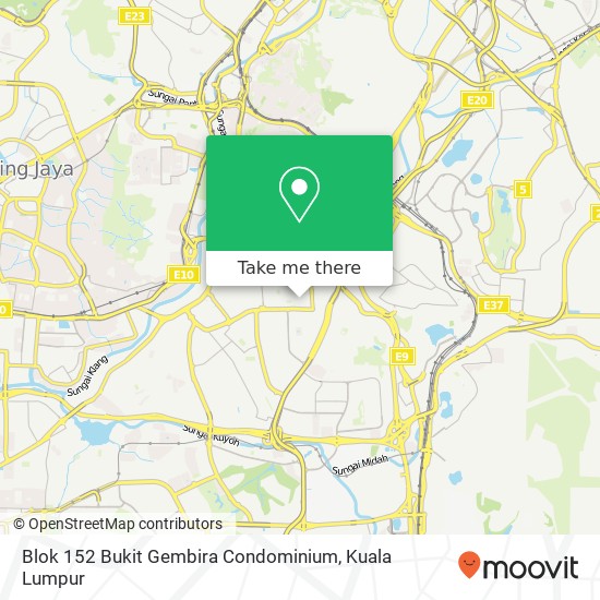 Peta Blok 152 Bukit Gembira Condominium