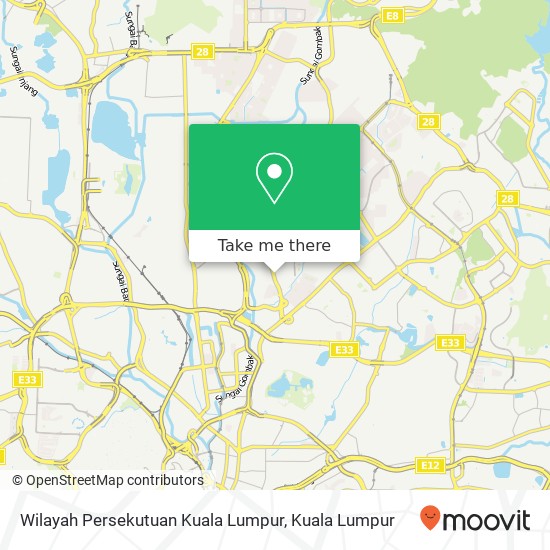 Peta Wilayah Persekutuan Kuala Lumpur