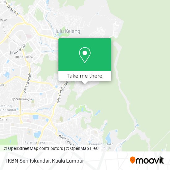 IKBN Seri Iskandar map